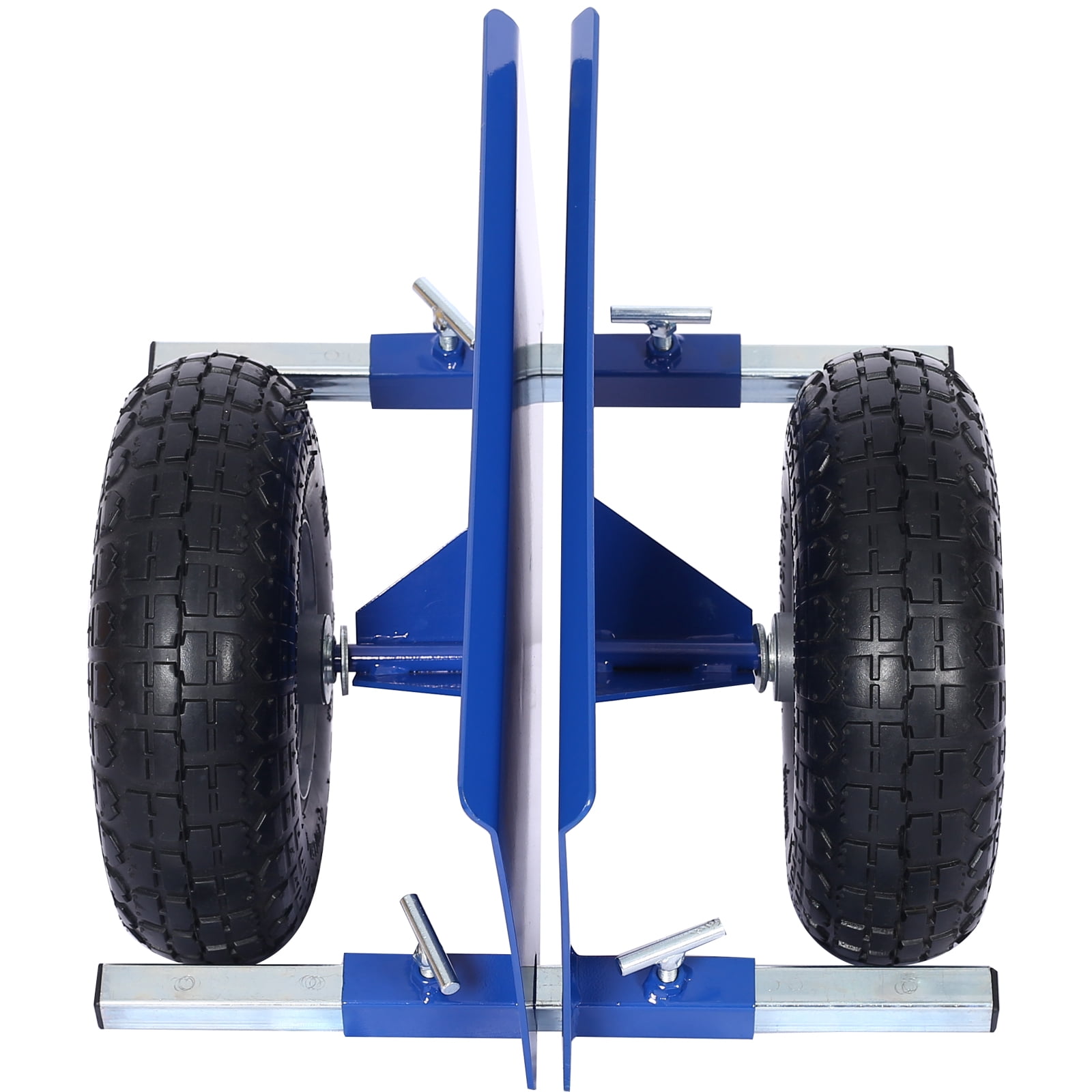 Holaki 600lb Panel Dolly, 10in Pneumatic Wheels, Blue