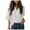 White-16, variant on Mittory Womens Chiffon Blouses Dressy Casual Business Work Cute Loose Petal Short Sleeve T-Shirts