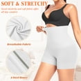 thumbnail image 4 of Womens Shapewear Shorts Tummy Control Body Shaper Underwear Shaping Boyshorts Seamless Shorts Under Dresses, 4 of 7