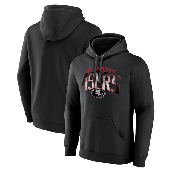 Men's Black San Francisco 49ers Smoke Arch Pullover Hoodie