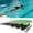 Green, variant on Gymnastics Springboard with 9 Heavy-Duty Springs, Textured Training Surface, Portable Jump Board for Vault Training and Poolside Diving Practice, 47.2 x 23.6 in, Blue