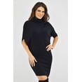 thumbnail image 1 of Vestido tejido asimétrico Roman Fashion /Juvenil, 32329 (Negro) negro G, 1 of 6
