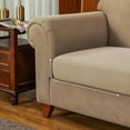 thumbnail image 7 of Stretch Sofa Seat Cushion Cover Couch Covers Furniture Protector (Loveseat, Camel), 7 of 7