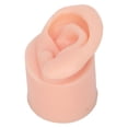 thumbnail image 2 of Silicone Ear Model, Human Skin Simulation Practice Ear Model, Long Ear Canal Reusable Soft Silicone Flexible Model for Jewelry Display, Earring Studs, Teaching, 2 of 8