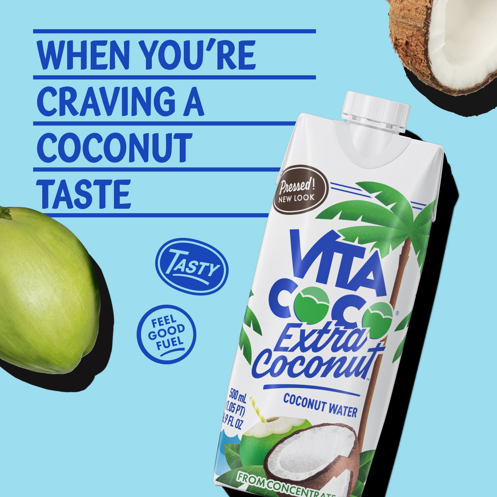 Vita Coco Extra Coconut Coconut Water, 16.9 fl oz