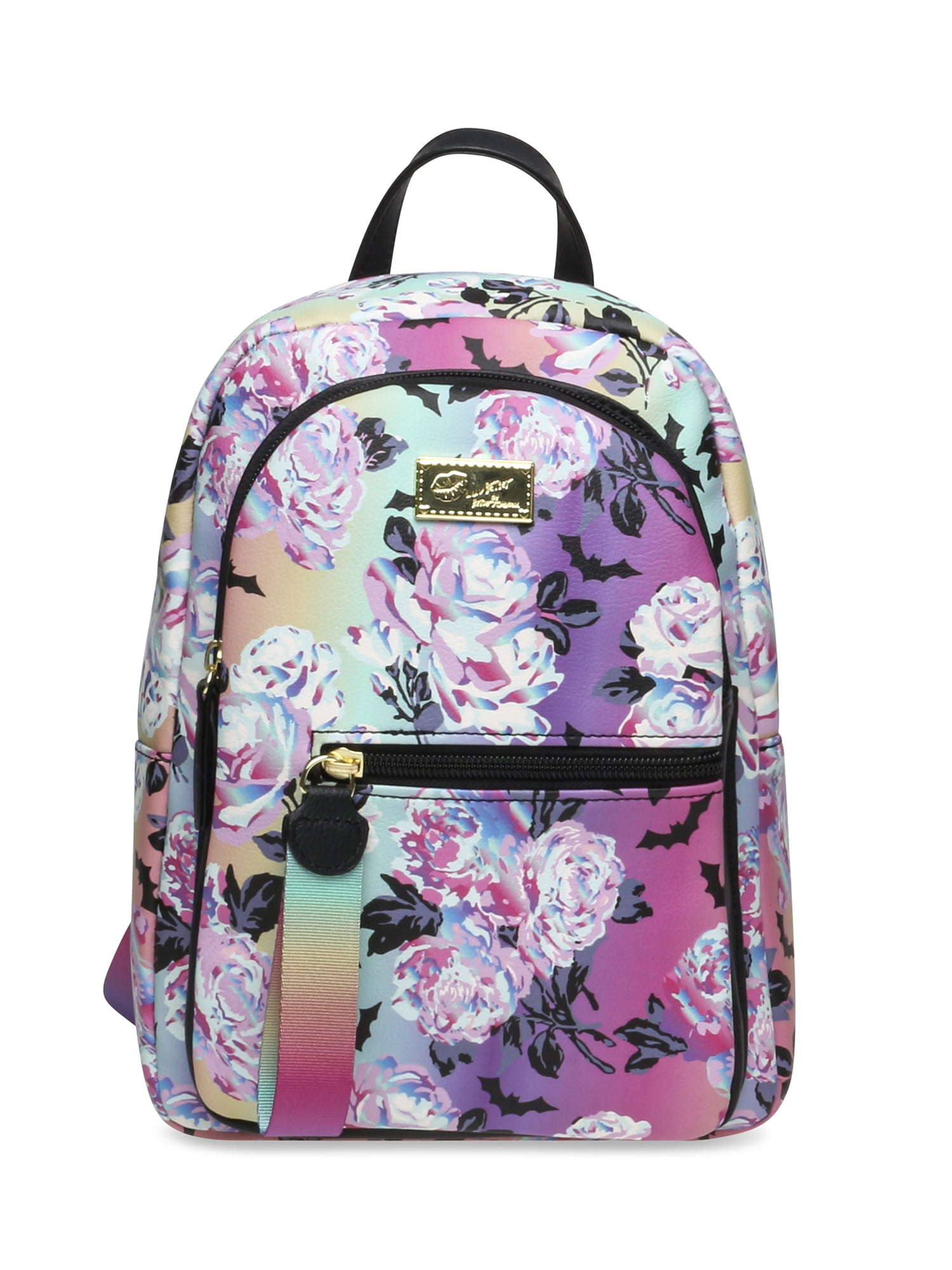 Betsey johnson floral backpack deals