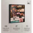 thumbnail image 2 of Spa Day for Mittens Canvas Print Fun Bathroom Art by Art Remedy, Black Frame, 16 x 20, 2 of 6