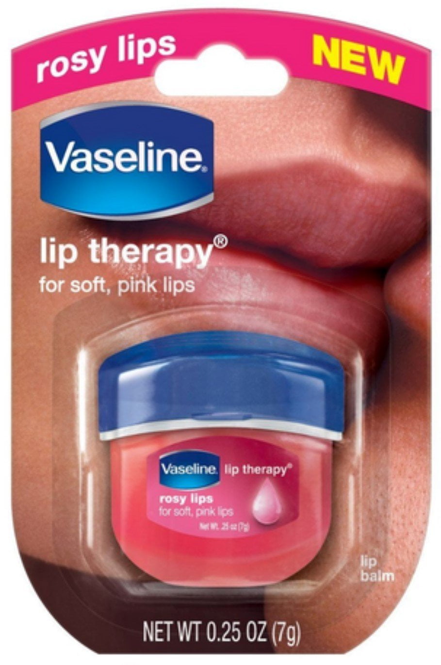 Sovesal Theseus Excel Vaseline Lip Therapy, Rosy Lips - Walmart.com