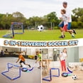 thumbnail image 6 of Ejoyoyin 3 in 1 Hover Hockey Soccer Set for Kids, Rechargeable LED Floating Air Soccer Ball, Indoor Outdoor Sports Toys Gift for Boys Age 3 4 5 6 7 8, 6 of 9