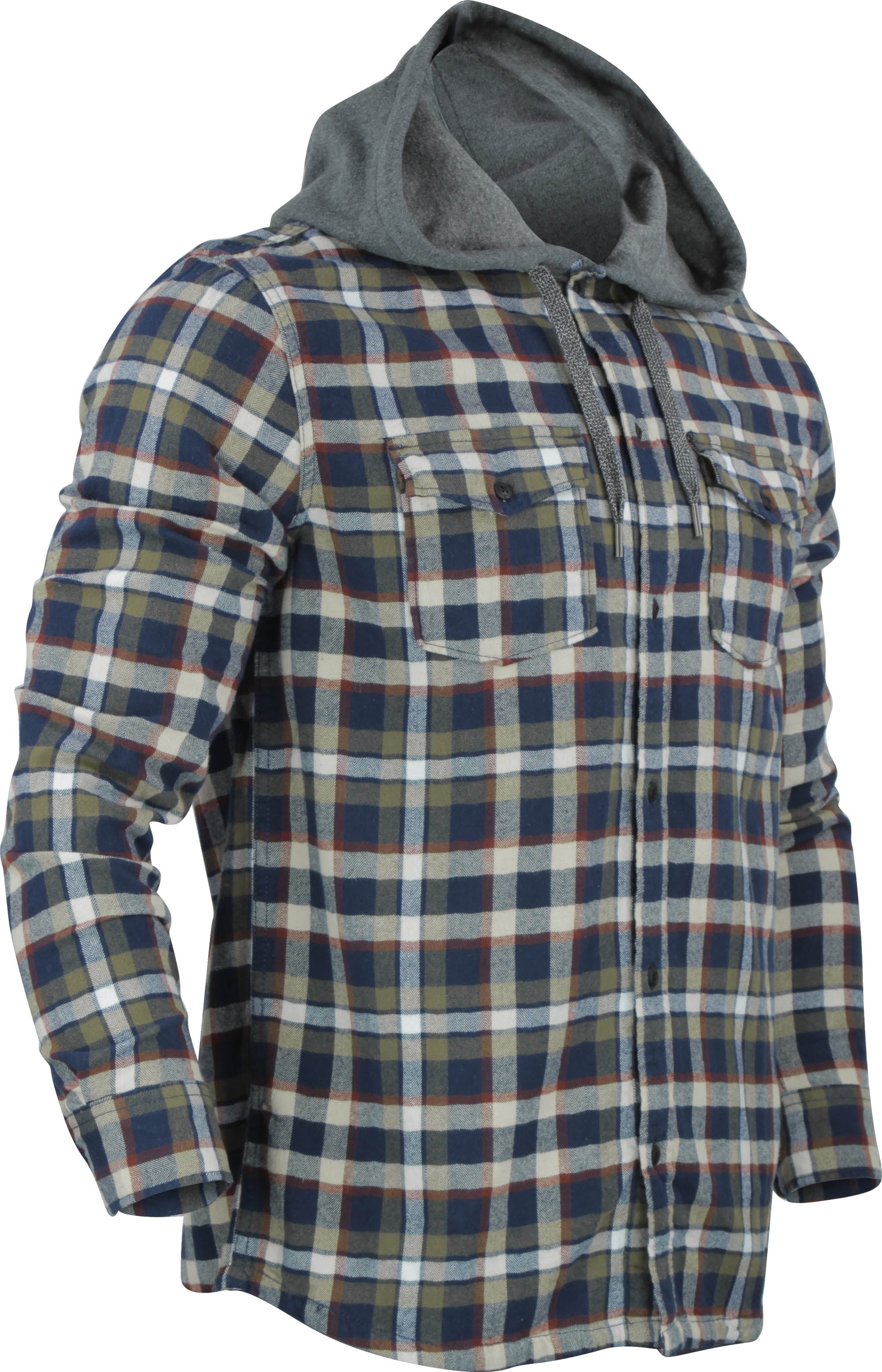 quiksilver hooded flannel