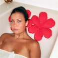 thumbnail image 1 of Living Health Products BTIF-002-10 2pcs Set - Inflatable Bath Cushion - Flower Red Terry Cloth, 1 of 4