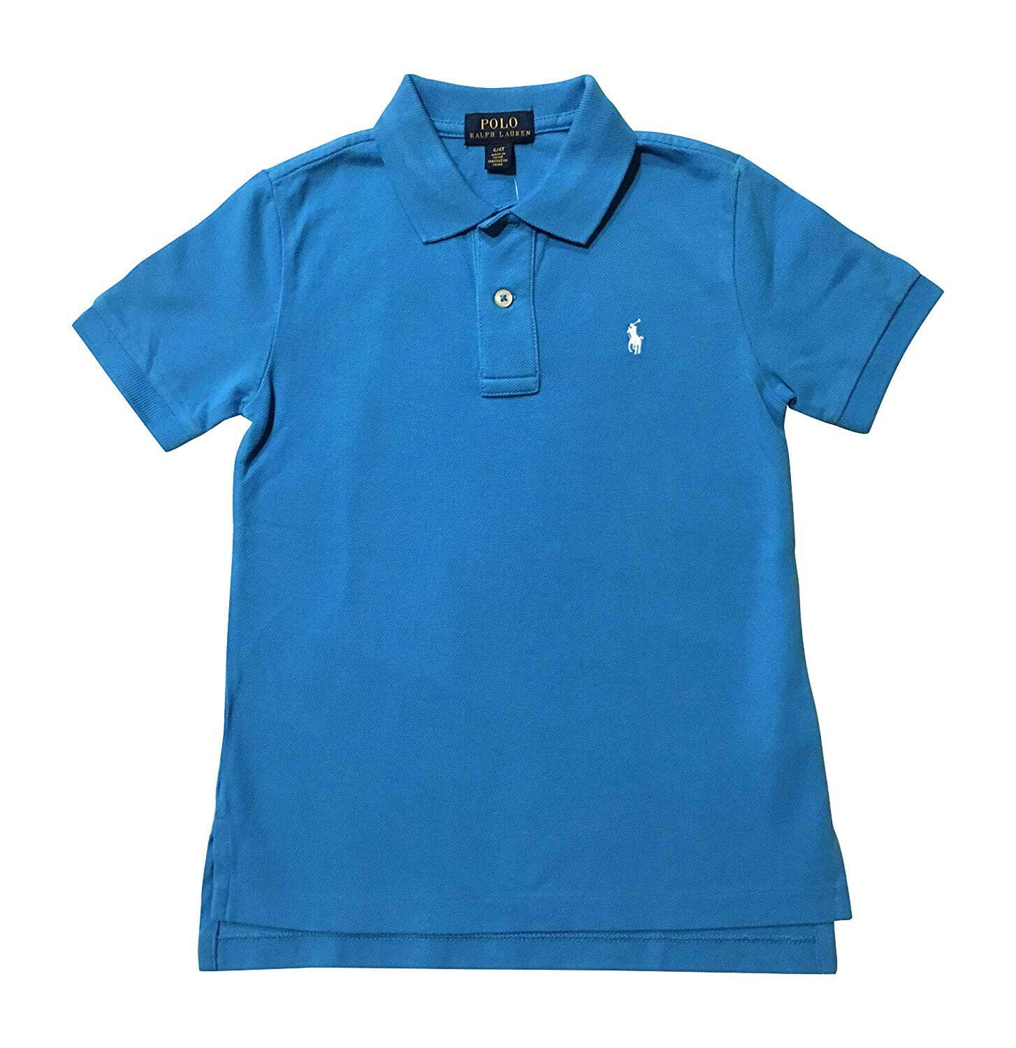 Sea blue polo shirt Clearance