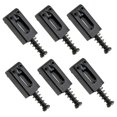 thumbnail image 4 of Ruiboury Selles de Guitare Pont de Guitare Électrique Corde de Rechange Pull Bridge Code Partie Style A 1Set, 4 of 6