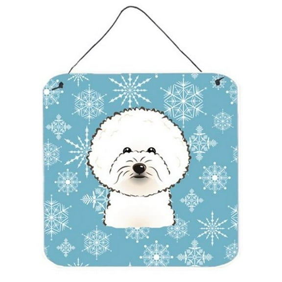 Snowflake Bichon Frise Wall and Door Hanging Prints