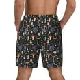 thumbnail image 4 of Uemuo Mushroom Pattern Mens Swim Trunks Quick Dry Board Shorts with Mesh Lining, Stretch Beach Shorts Quick Dry No-Chafing Board Shorts-Large, 4 of 9