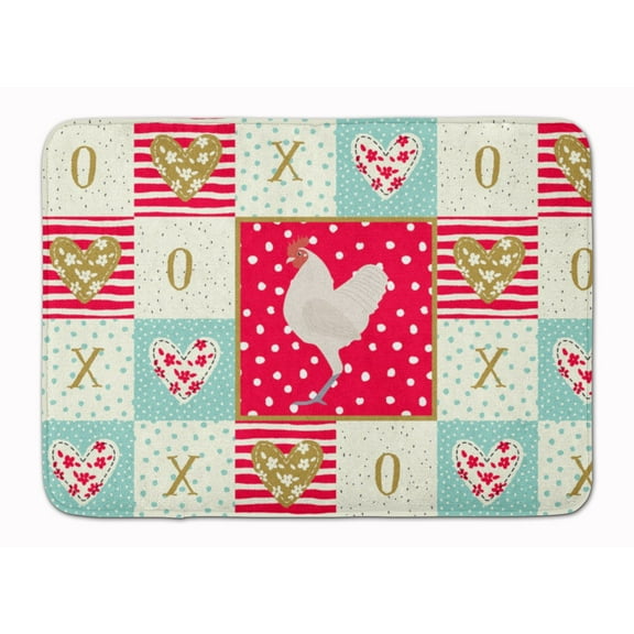 German Langshan Chicken Love Machine Washable Memory Foam Mat