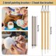 thumbnail image 4 of 15pcs Pottery Glaze Brushes Paint Brushes Set, 4 of 5