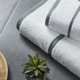 thumbnail image 3 of Nvzi Toalla de mano de algodón suave para el hogar, 3 piezas, de un solo hilo, 16 hilos cortados en espiral, muy suave y muy absorbente,piscina, toalla de mano de 29,53 x 13,78 pulgadas (gris), 3 of 5