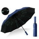 thumbnail image 5 of Paraguas plegable de 60 varillas para días soleados y lluviosos, totalmente automático, grande, de plástico negro reforzado, parasol y protección solar, plegable, de tela, para lluvia., 5 of 6