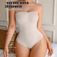 thumbnail image 6 of Bovxnpu Womens Strapless Seamless Bodysuits Shaping Top Bottoms, 6 of 10