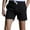 Black, variant on Mens Shorts Athletic Solid Color Tie Suit Cool Breathable 4 Inch Shorts Daily Wear Black L
