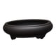 thumbnail image 2 of Maceta redonda grande y poco profunda, maceta para bonsái, maceta decorativa para flores, maceta de arcilla para plantas de interior y exterior, patio negro, 2 of 9