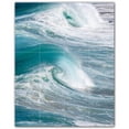 thumbnail image 1 of Picture-Tiles.com: Waves Ceramic Tile Wall Mural WAL501177-45XL. 48"W x 60"H using (20) 12" x 12" Ceramic Tiles-Satin Finish, 1 of 3