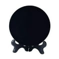 thumbnail image 2 of HILABEE Obsidian Circle Disc Obsidian Mirror,Black Round Mirror,,Home Decoration,Office S, 2 of 9
