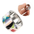 thumbnail image 4 of Miangastore 1pc Fashionable Scarf Ring Scarves Buckle Smooth Titanium Steel Dressing Buckle, 4 of 9