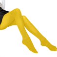 thumbnail image 2 of Gibobby Stockings For Women Thigh High Stockings for Women Lace Top Back Seam Sheer Pantyhose Nylon Stay Up Sexy Tights stockings stockings(One Size,Yellow), 2 of 4