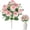 C, variant on 1 Bundle Artificial Mini Rose Bunch 12 Heads Faux Small Silk Rose Flowers for Wedding Centerpiece Vase Home Table Decor 30cm, Clearance Pink