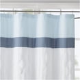 thumbnail image 5 of JERFIT Luxury Blue Microfiber Shower Curtain with Embroidery, Water-Resistant Bathroom Decor, 72x72 Inches, 5 of 5