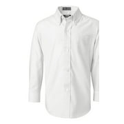 French Toast E9002 Boy's Long Sleeve Oxford Shirt - White - 16