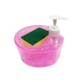 thumbnail image 1 of Usloyux Kitchen Soap Dispenser Automatic Press Liquid Detergent Sponge Holder Combination, Ceramic Decorative Soap Box for Sink Countertop, Household Portable Soap Storage Container with Quick-Dry, 1 of 3