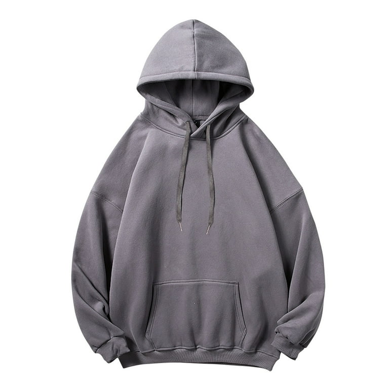 Hoodies For Men Men's Casual Solid Dropped Shoulder Sleeve Hoodies For Men Men's Casual Solid Dropped Shoulder Sleeve