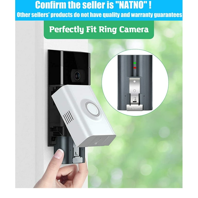 Ring Battery 2-Pack 6040mAh Replacement Battery With Charger