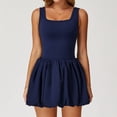 thumbnail image 2 of Women Athletic Tennis Dress Workout Sports Dress Built In Shorts Activewear, 2 of 3
