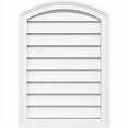 thumbnail image 2 of Ekena Millwork GVPAR34X4202SF Arch Top Surface Mount PVC Gable Vent, 34"W x 42"H, Factory Primed White, 2 of 4