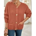 thumbnail image 4 of PRETTYGARDEN Cardigan Sweaters for Women Trendy Oversized Knit Chunky Button Cardigans Fall Winter Outfits with Pockets, 4 of 7