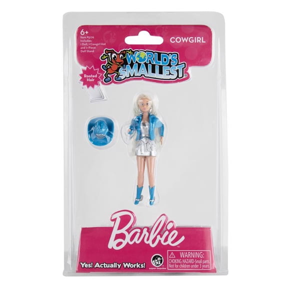 La muñeca Barbie más pequeña del mundo, multicolor, 10 cm de altura, más de 8 años