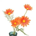 thumbnail image 5 of 8PCS Artificial Flowers Fake Daisy Wildflowers Silk Faux Flower with Stems Arrangements for Home Outdoor Indoor Vase Kitchen Table Wedding Office Party Garden Décor(Orange), 5 of 8