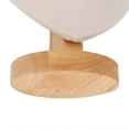 thumbnail image 3 of Présentoir à colliers en flanelle et cuir synthétique pour magasin de détail, beige, 3 of 3
