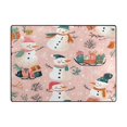 thumbnail image 5 of Yayeee Area Rugs for Living Room 6.7'x4.8' Non Slip Washable Bedroom Floor Carpet, Christmas Snowman, 5 of 5