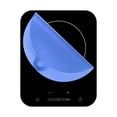 thumbnail image 3 of 2pcs Induction Cooktop Protector Mats, Induction Stove Protector, Round (Blue), 3 of 6