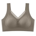 thumbnail image 5 of Bras Under $5! Cagogo Women's Comfortable Seamless Full Coverage Bra Soft Support Wireless Bras No Underwire Pushup Anti Sagging Breast Everyday Bras Brasier Sin Varillas Para Mujer, 5 of 5