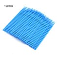 thumbnail image 2 of 100 Uds hisopos de algodón desechables tatuaje maquillaje pestañas tatuaje hisopos (azul) JShteea Cuidado Belleza, 2 of 8