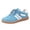 Blue, variant on Rokment Women's Vintage Leopard Running Skate Shoes Comfortable Casual Color Block Lace up Low Top Walking Flat Tennis Sneakers Outdoor Athletic Trainers