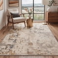 thumbnail image 7 of GENIMO 5'x7' Area Rug for Living Room, Washable Non Slip Soft Modern Abstract Rug for Bedroom Dining Room Home Office, Sand Beige, 7 of 7