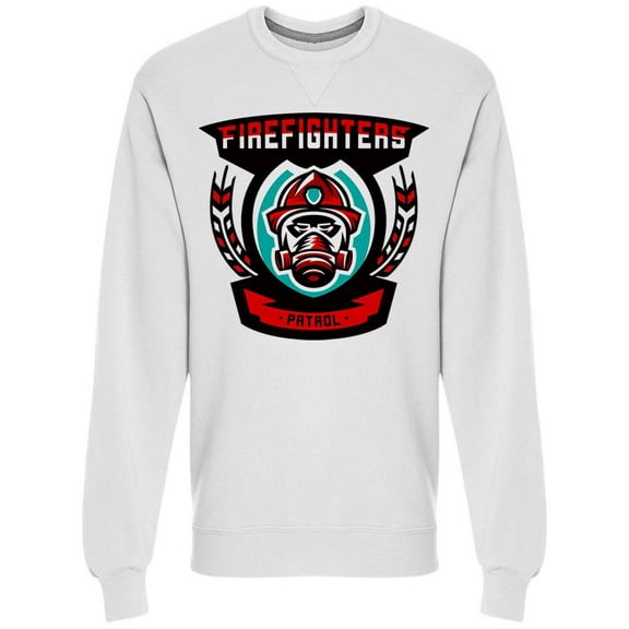, Firefighters Patrol Sweatshirt Men -Image by Shutterstock, Male Large