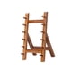 thumbnail image 5 of Estante de madera para guardar cuchillos, expositor de cuchillos para armarios, tienda de cocina Marrón de 6 capas, 5 of 9